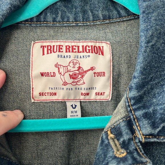 True Religion Jesse SN Trucker Jean Jacket - Picture 2 of 5